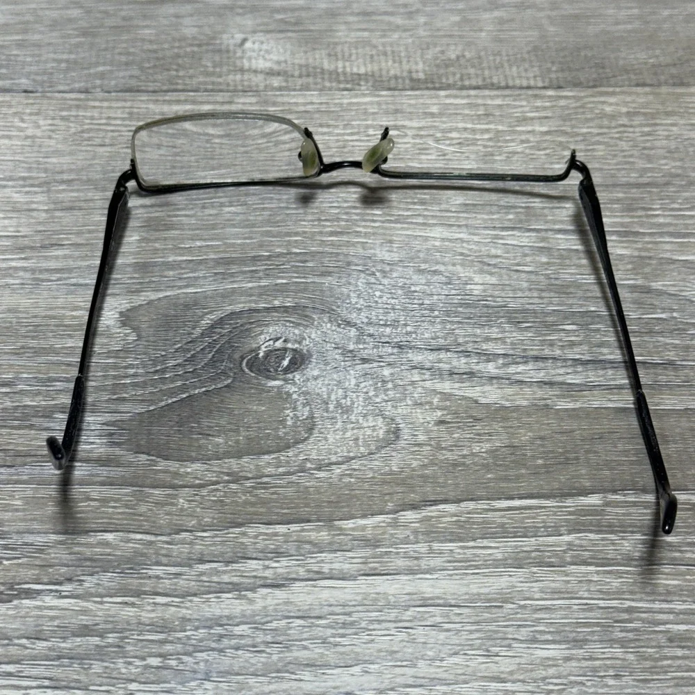 Ray-Ban RB6154 2576 Eyeglass Frames 54-17-140 Semi-Rimless Rectangle Black Metal